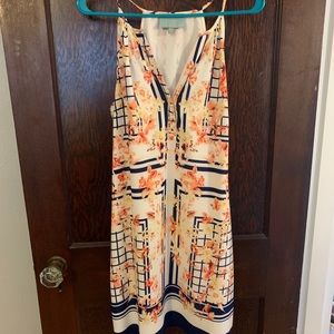 Skies Are Blue Dress with V-neckline